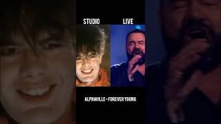 Alphaville Forever young Studio version vs live performance [upl. by Yragerg]