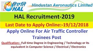 HAL Recruitment 2019 halindiacoin Application Form [upl. by Rednave]