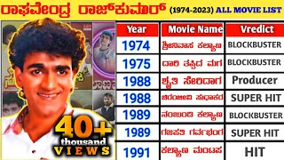 Raghavendra Rajkumar Hit And Flop All Movies List  Raghavendra Rajkumar All Movie Verdict [upl. by Nason853]