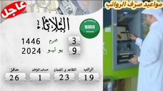 السعودية اليوم 🇸🇦 موعد إيداع الرواتب [upl. by Josh317]