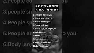 10 signs youre super attractive person Psychology factsLove facts shorts relationshipadvice [upl. by Latreshia]