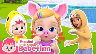 Adivina los Animales  Animales para niños  Canciones Infantiles  Bebefinn en español [upl. by Aicnorev]