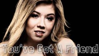 Jennette McCurdy  Youve Got A Friend  Full Cover  Lyrics HD [upl. by Mihar854]