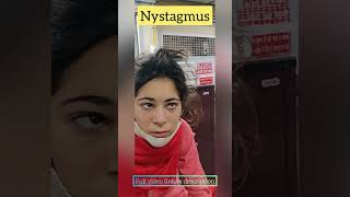 nystagmus seen in a patient I horizontal jerky eye movements l central nystagmus neurology shorts [upl. by Reamonn]