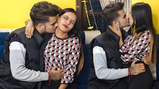 Love Bite Prank On My So Much Cute Girlfriend♥️  Real Kissing Prank  Gone Romantic  Couple Rajput [upl. by Tegirb698]