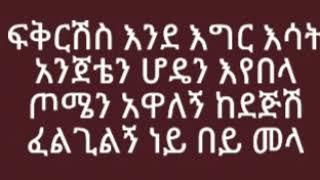 Mulualem Takele Ft Gildo Hamelmalo ሀመልማሎ Lyrics New Ethiopian Music 2018 By Dj Ab [upl. by Aniret]