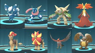 All Kalos Evolution ATM Greninja Pyroar Talonflame Meowstic Diggersby Chesnaught and more [upl. by Kynthia]