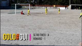 SC Rio Tinto 6  1 Romariz Sub10 [upl. by Dougall]