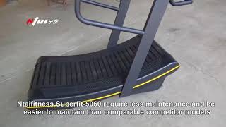 Skillmill Nonmotorized Selfgenerated Curved Treadmill for Sale [upl. by Connell530]