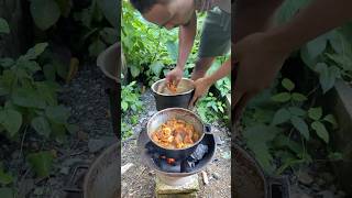 Outdoor Cooking In Jamaica shortsfeed outdoorcooking outdoors [upl. by Gambell]