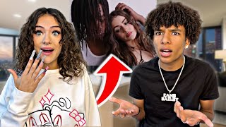 Boyfriend Reacts To My NEW Music Video WYA Another Guy [upl. by Annayram]