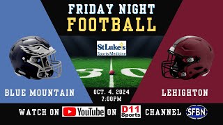 Blue Mountain at Lehighton  High School Football  10424 [upl. by Airehc]