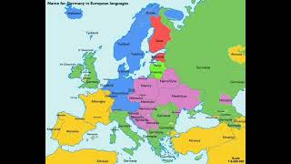 Name for Germany in European languages [upl. by Berl]