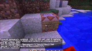 Minecraft Come mettere comandicolori ai cartelli in Minecraft vanilla 18 fino a 1122 [upl. by Eniamerej835]