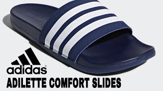 ADIDAS ADILETTE AQUA SHOWER amp COMFORT SLIDES [upl. by Halludba]