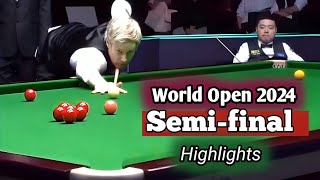 Neil Robertson Vs Ding Junhui Semifinal World Open Snooker 2024 Highlight [upl. by Jake659]