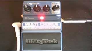 Crazytrainmusic Digitech XSeries Multi Chorus demo [upl. by Furgeson]