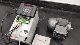 Teste Inversor Allen  Bradley PowerFlex 40 [upl. by Nyltiak]