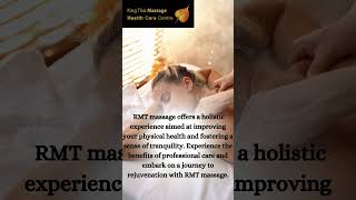 RMT Massage Your Path to Relaxation and Wellness [upl. by Anemix]