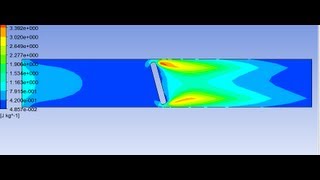 Flow through Butterfly Valve throttle [upl. by Brittan]