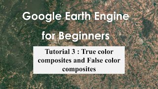 Tutorial 3 Sentinel 2 data  importing filtering and Visualizing False Color Composite FCC [upl. by Hume]