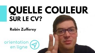 CV Quelle couleur choisir [upl. by Courcy]