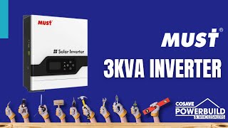 Must 3kva Inverter Available at Cosave Powerbuild [upl. by Aem422]