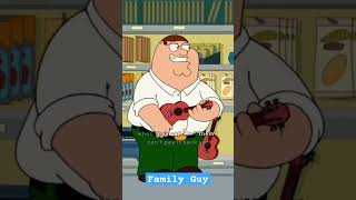 Credit card debt song 💳 shorts familyguy comedy [upl. by Annor217]