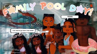 GOING TO A INDOOR WATERPARK chaos emergency  BERRY AVENUE ROLEPLAY Roblox Roleplay [upl. by Enitsyrhc499]