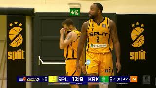 AdmiralBet ABA League 202425 Round 11 match Split  Krka 9122024 [upl. by Still]