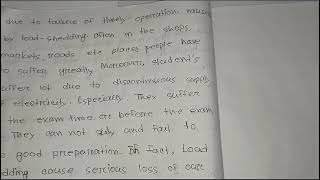 Load shedding paragraph class 8 to 10 [upl. by Pail]