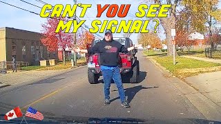 DUDE MISSES HIS DRIVEWAY THEN BLAMES RANDOM DRIVER [upl. by Vijnas]