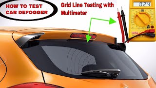 Tata tiago rear defogger  defroster grid line testing  How to test [upl. by Safir]