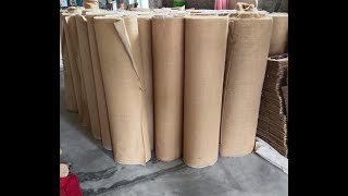 Jute Fabric Manufacturer amp Exporter  Natural Laminated and Dyed Laminated Fabric [upl. by Adnac]