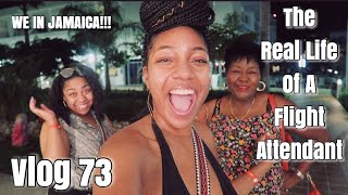 The quotReal Lifequot of a Flight Attendant  Vlog 73  JAMAICAN ME CRAZY [upl. by Elurd10]