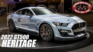 2022 Ford Mustang GT500 Heritage Edition For Sale Vanguard Motor Sales 3136 [upl. by Nillek]