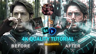 4K Quality  CC Like yaniksksks Tutorial  After Effects  Topaz [upl. by Neitsirhc]