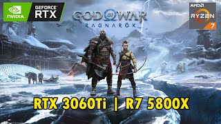 God of War Ragnarök  R7 5800x RTX 3060 Ti  1080p [upl. by Eittel]