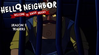 Hello Neighbor Welcome to Raven Brooks  Season 2 TEASERS [upl. by Nilrah]