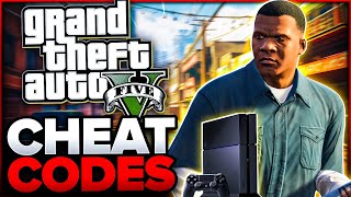 Every GTA 5 PS4 Cheat Code Complete Guide  GTA BOOM [upl. by Connor]