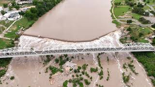 May 5 2024 Llano Texas Llano River flood stage [upl. by Anirtac]