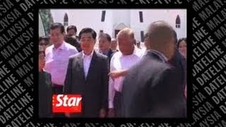 President Hu in Malaysia [upl. by Anay363]