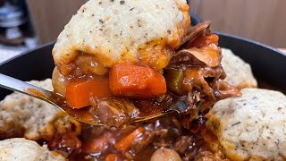 Lamb stew with herby dumplings lambstew easyrecipe [upl. by Ivad]