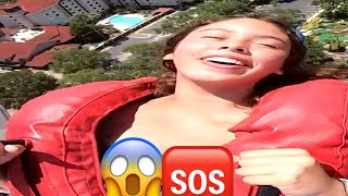 Scream Queen 🤩 Epic Reactions on the Ultimate Slingshot Ride 🤯🔥 [upl. by Marcella664]