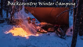 Backcountry Winter Camping After a Snowstorm [upl. by Mossolb]