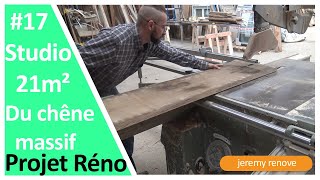 Réno Studio 21m² VLOG 17  Du chêne massif pour les rebords de fenêtres [upl. by Arahk]