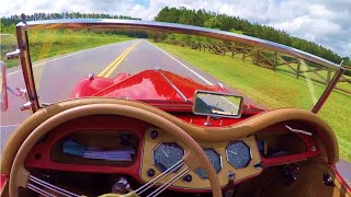 1955 MG TF quot1500quot POV Drive and Ride Along [upl. by Etteluap]