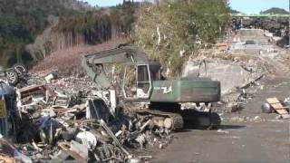 Onagawa Tsunami Aftermath March 23 2011mp4 [upl. by Salahcin282]