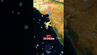 Madurai To Dubai by Aeroplane ✈️aviation aeroplane airplane dubai shorts youtubeshorts [upl. by Ecidna]