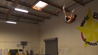 Olympic Trampoline Trick Shots [upl. by Kotto]